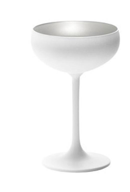 STOLZLE – OLYMPIC CALICE CHAMPAGNE - SET DA 6 - Bianco/Argento